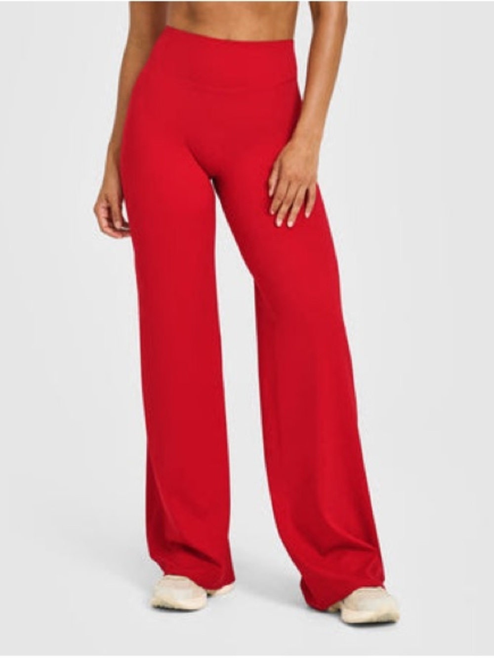 Oner Active SoftMotion™ Straight Leg Bottoms with White Logo Toasted Red S